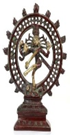 Brass Natraja Antique Copper Finish(SZZZ)
