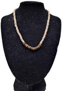 Tulasi Neckbeads + Stone - One Round (Various Stones)