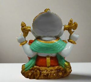 Multicolour Painted Ganesha 6"