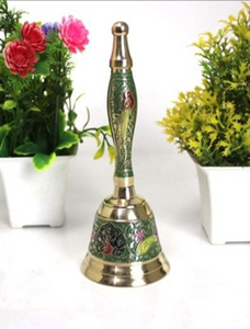 Brass Colourful Puja Bell- NH029462