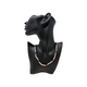 One Round Semi Precious Stone Neckbead