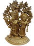 Brass Radha Krishna With Tree