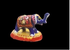 Metal Elephant With Base 1"