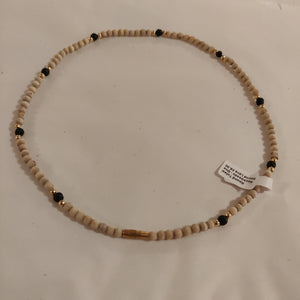 Round Tulasi Neckbeads - One Round (Various Sizes and Designs)