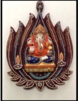 METAL MOTI WORK LOTUS GANESHA HANGING (UAZ)