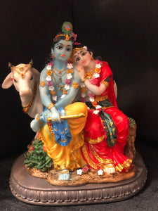 Divine Couple Deity 6" Murti