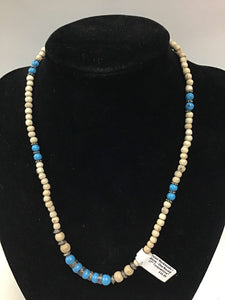 Tulasi Neckbeads + Stone - One Round (Various Stones)