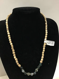 Tulasi Neckbeads + Stone - One Round (Various Stones)