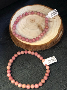 Pink Rhodonite Bracelet