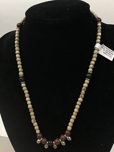 Tulasi Neckbeads + Stone - One Round (Various Stones)