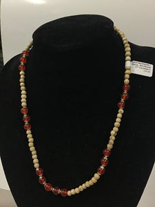 Tulasi Neckbeads + Stone - One Round (Various Stones)